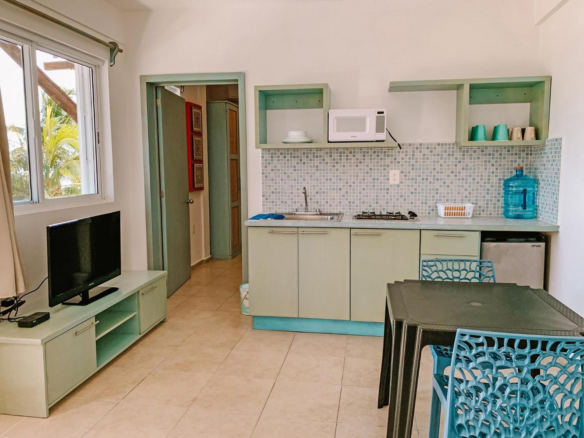 El Fuerte Beach Apartments Mahahual Phòng bức ảnh