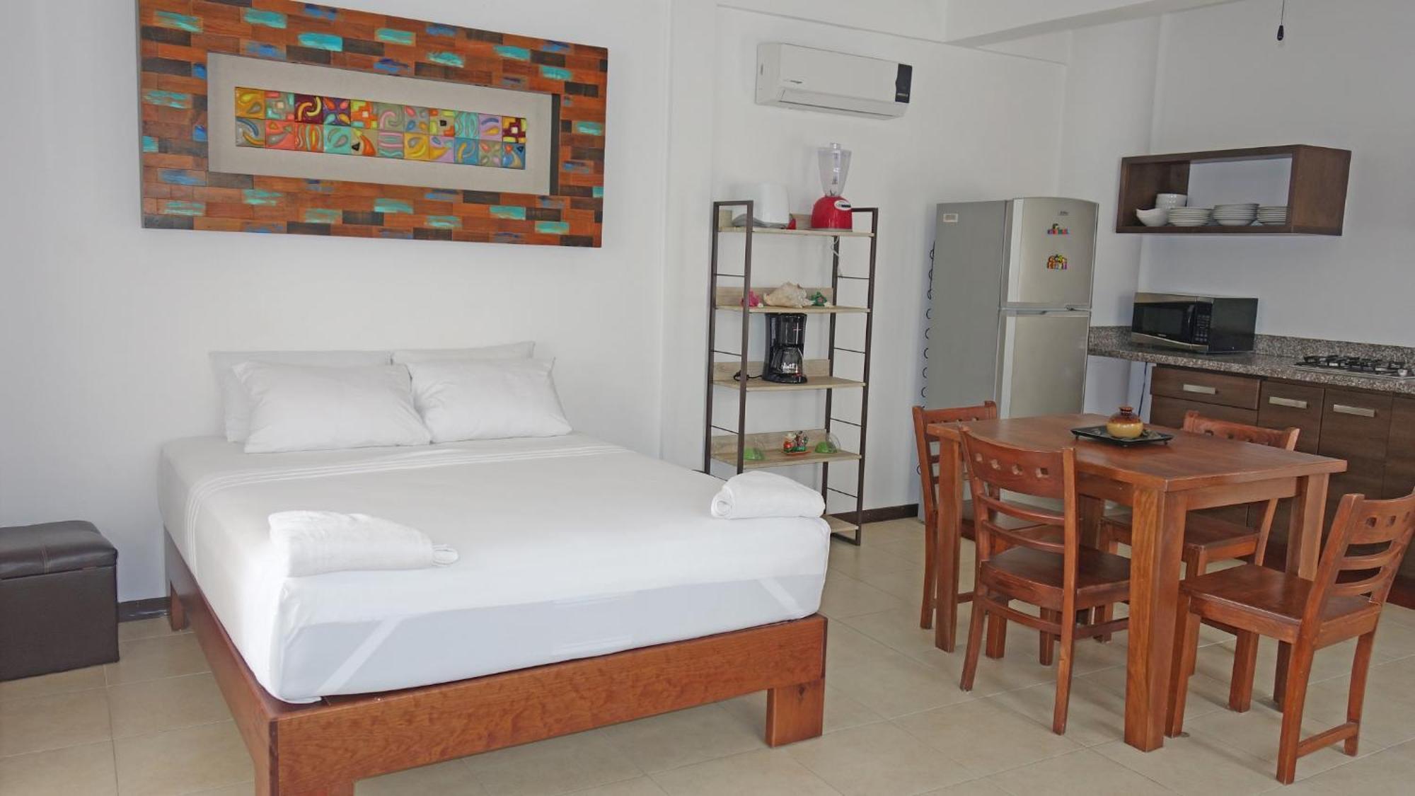 El Fuerte Beach Apartments Mahahual Phòng bức ảnh