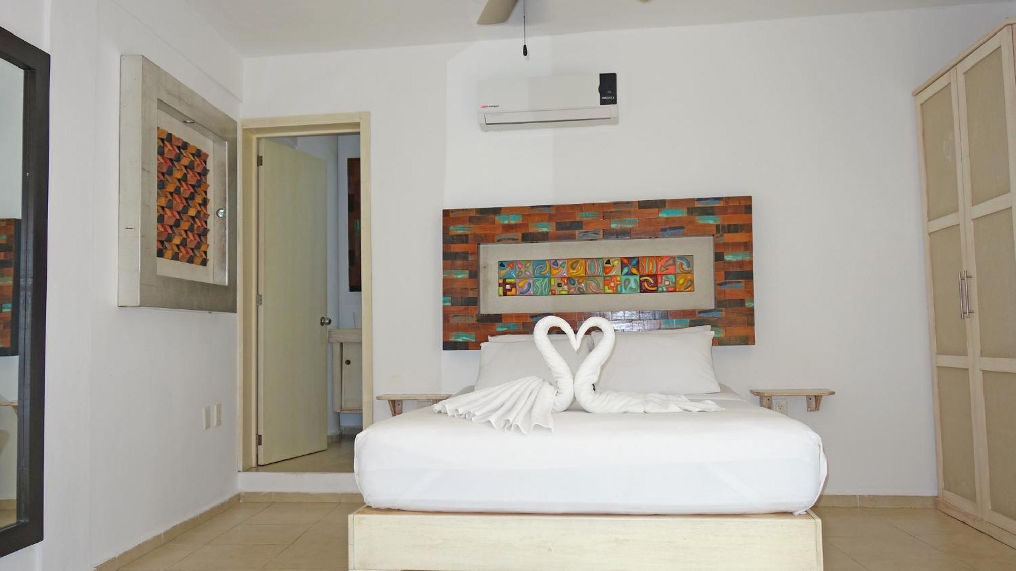 El Fuerte Beach Apartments Mahahual Phòng bức ảnh