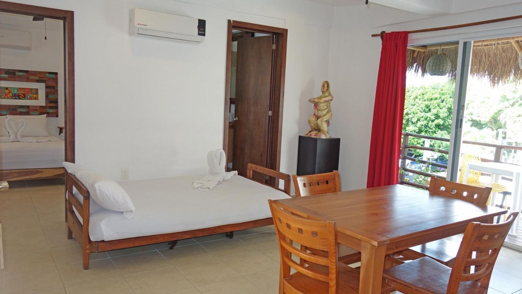 El Fuerte Beach Apartments Mahahual Phòng bức ảnh