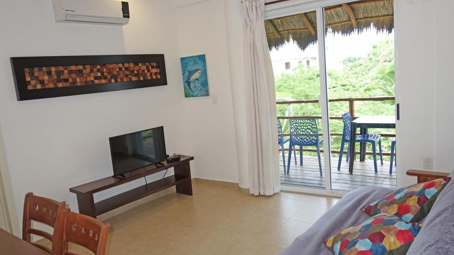 El Fuerte Beach Apartments Mahahual Phòng bức ảnh