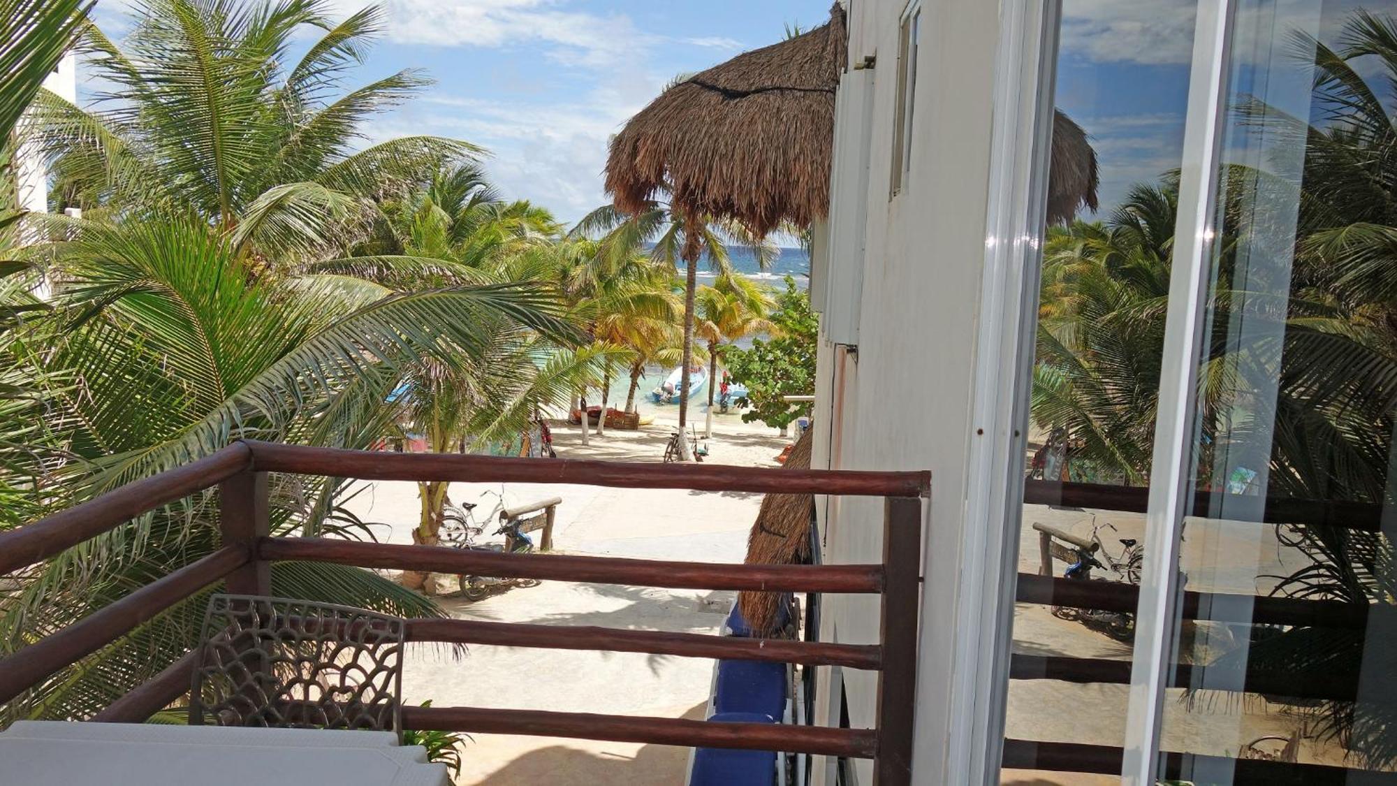 El Fuerte Beach Apartments Mahahual Phòng bức ảnh