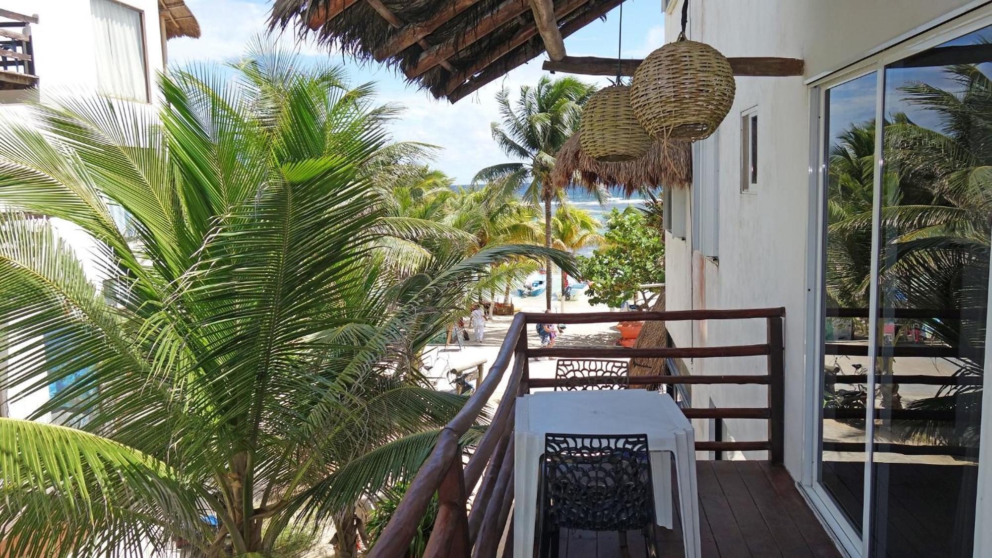 El Fuerte Beach Apartments Mahahual Phòng bức ảnh