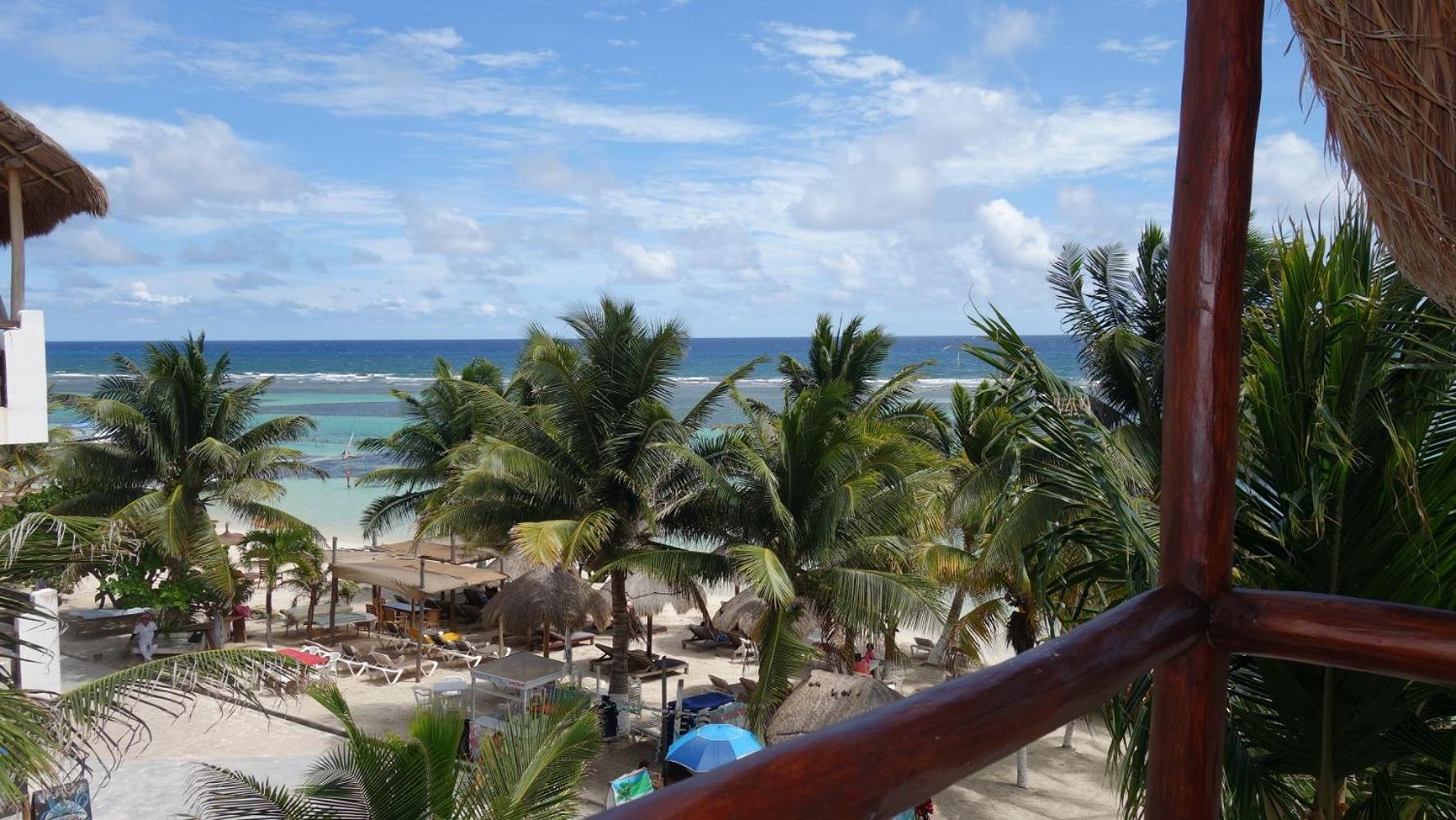 El Fuerte Beach Apartments Mahahual Ngoại thất bức ảnh