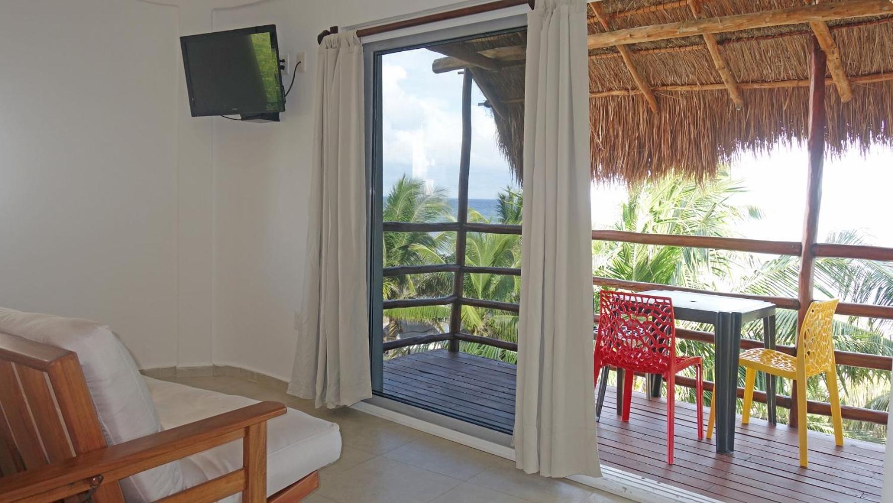 El Fuerte Beach Apartments Mahahual Ngoại thất bức ảnh
