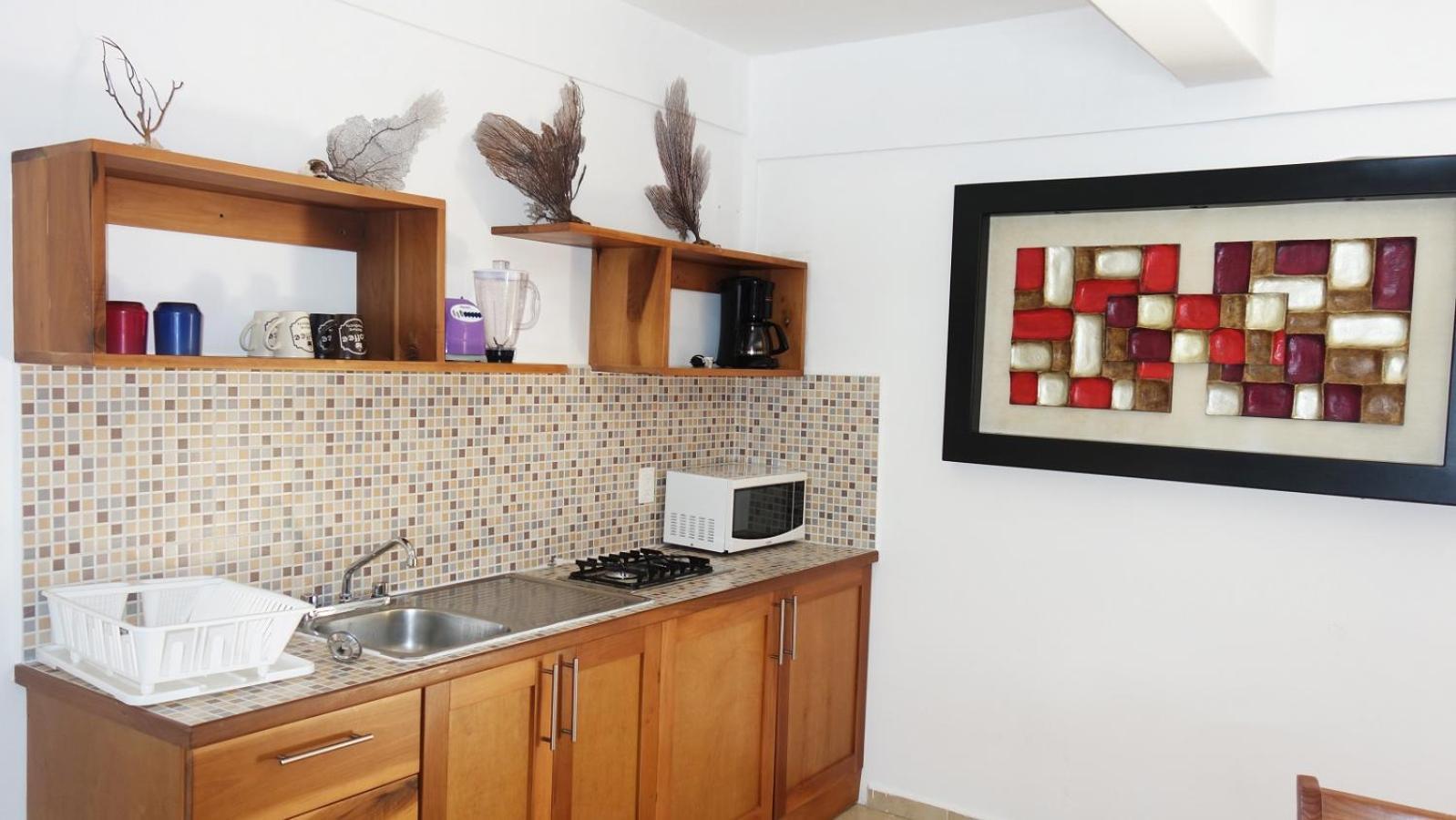 El Fuerte Beach Apartments Mahahual Phòng bức ảnh