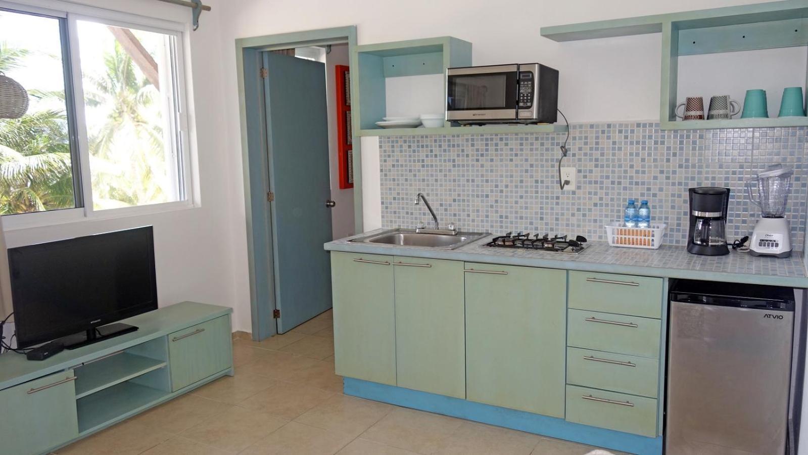 El Fuerte Beach Apartments Mahahual Phòng bức ảnh
