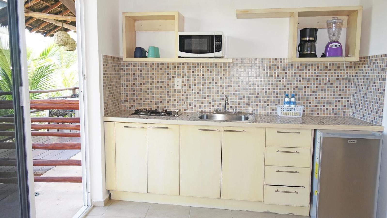 El Fuerte Beach Apartments Mahahual Ngoại thất bức ảnh