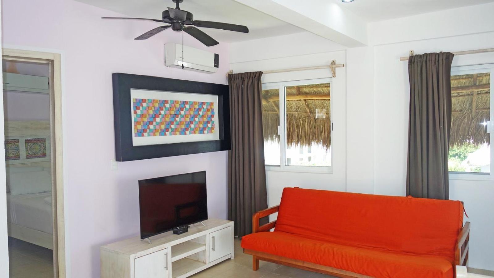 El Fuerte Beach Apartments Mahahual Phòng bức ảnh