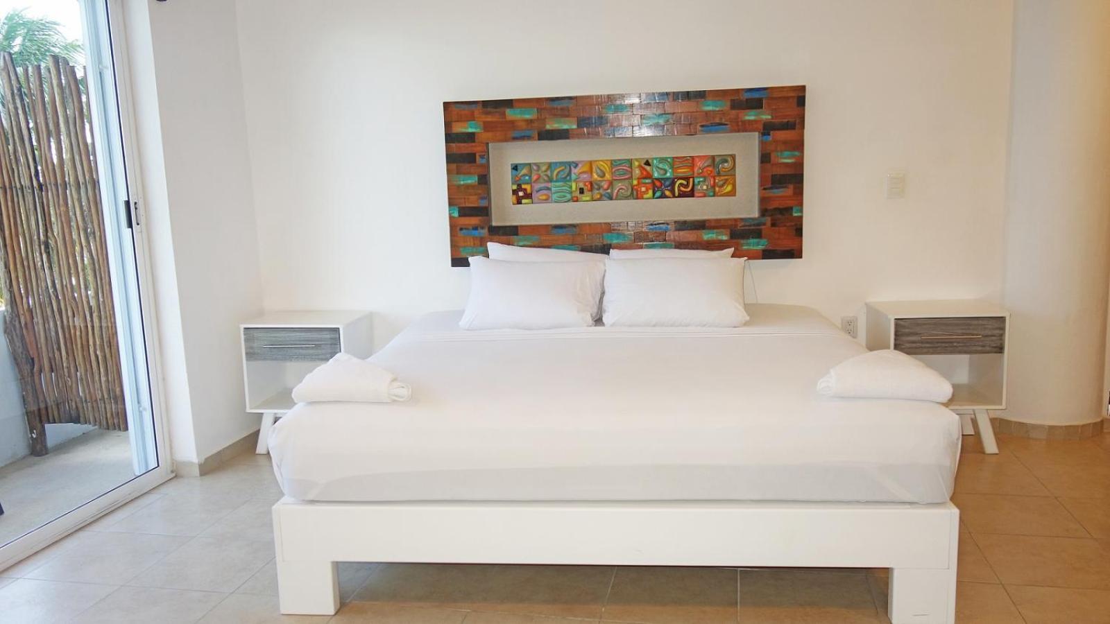 El Fuerte Beach Apartments Mahahual Phòng bức ảnh
