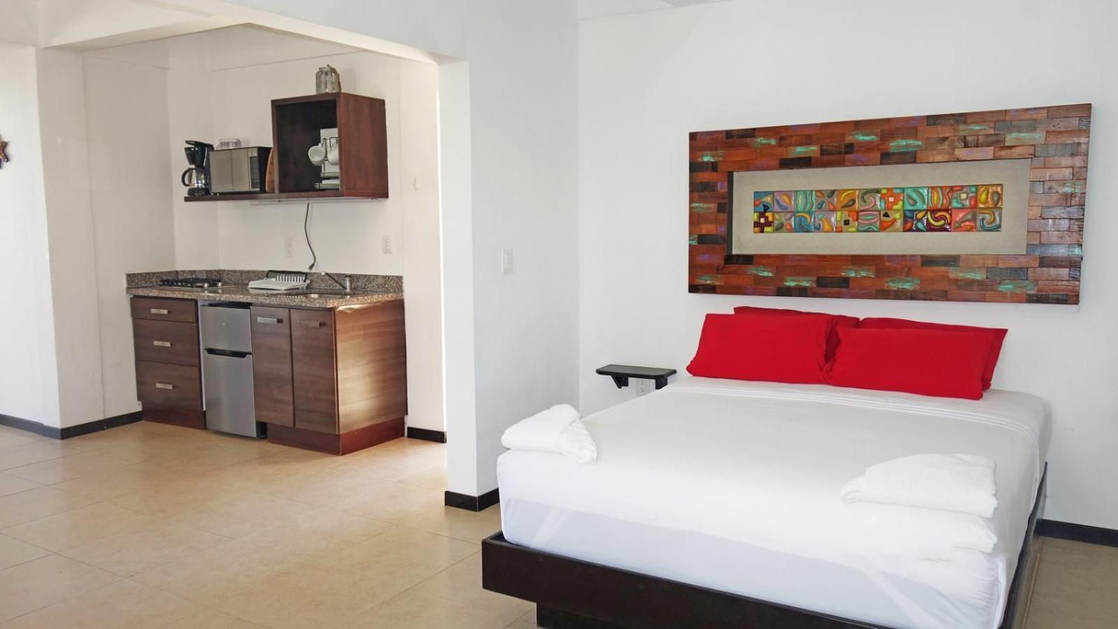 El Fuerte Beach Apartments Mahahual Phòng bức ảnh
