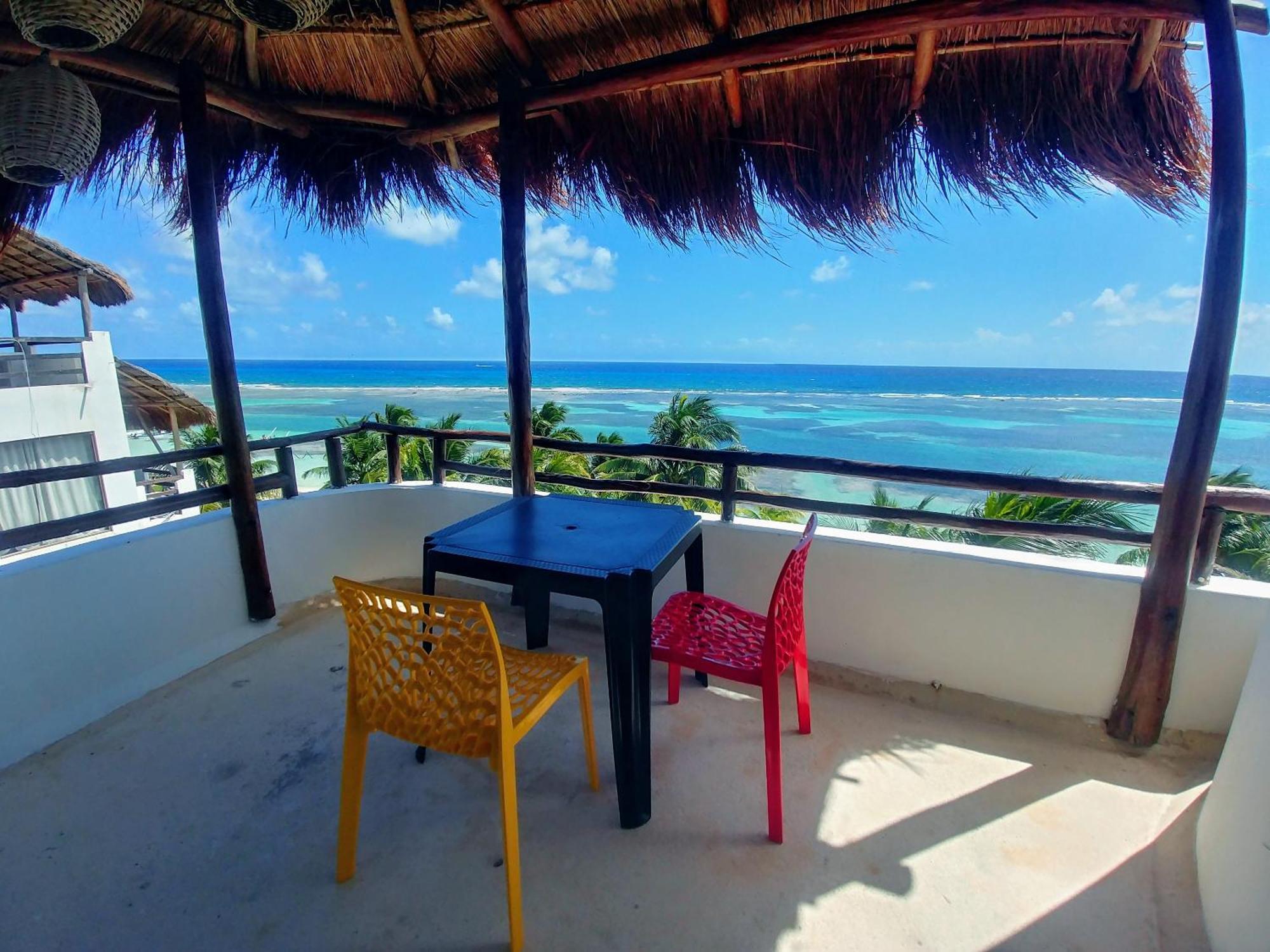 El Fuerte Beach Apartments Mahahual Phòng bức ảnh