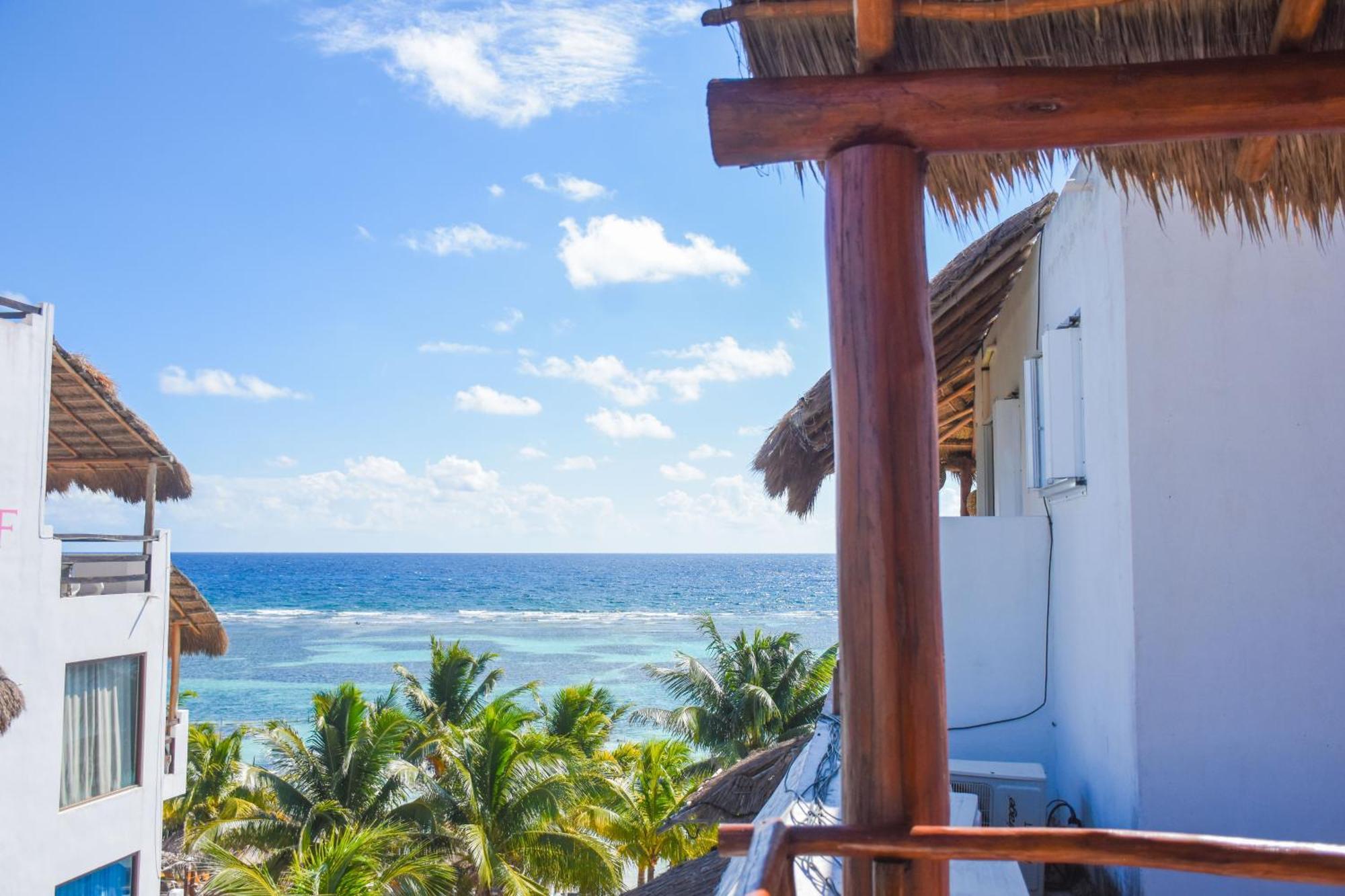 El Fuerte Beach Apartments Mahahual Phòng bức ảnh